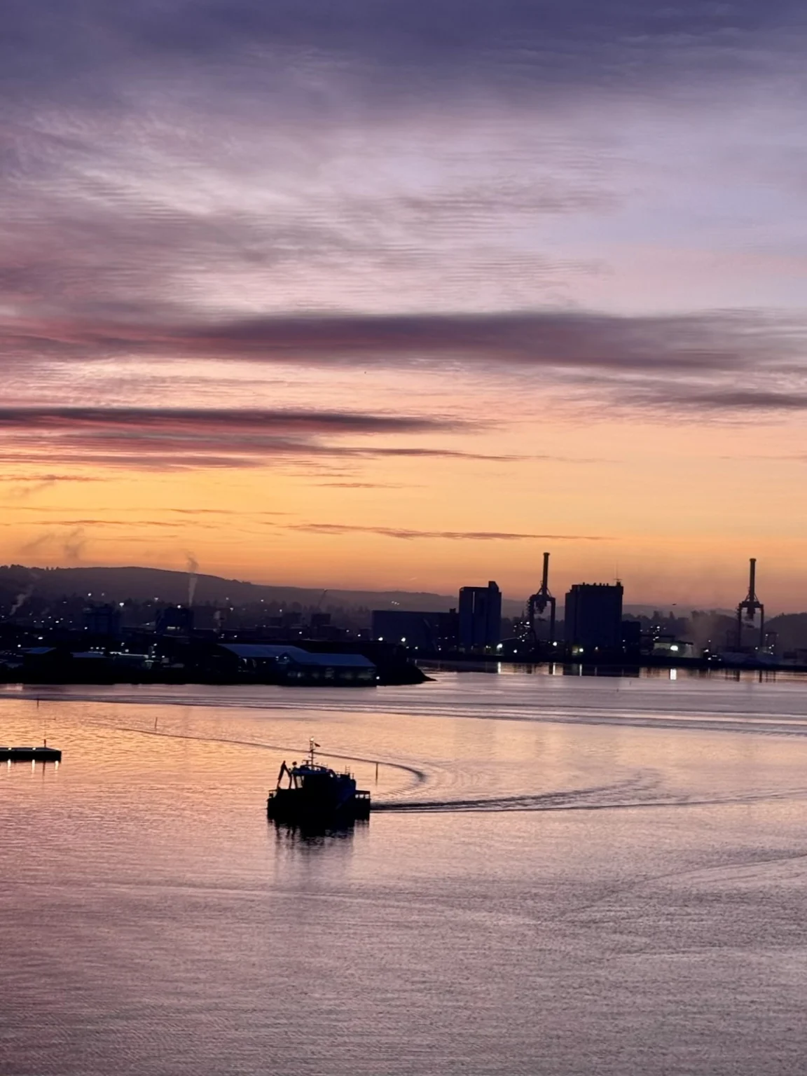 Sonnenaufgang in Oslo