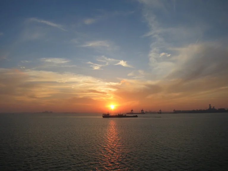 Sonnenuntergang in Manama Bahrain
