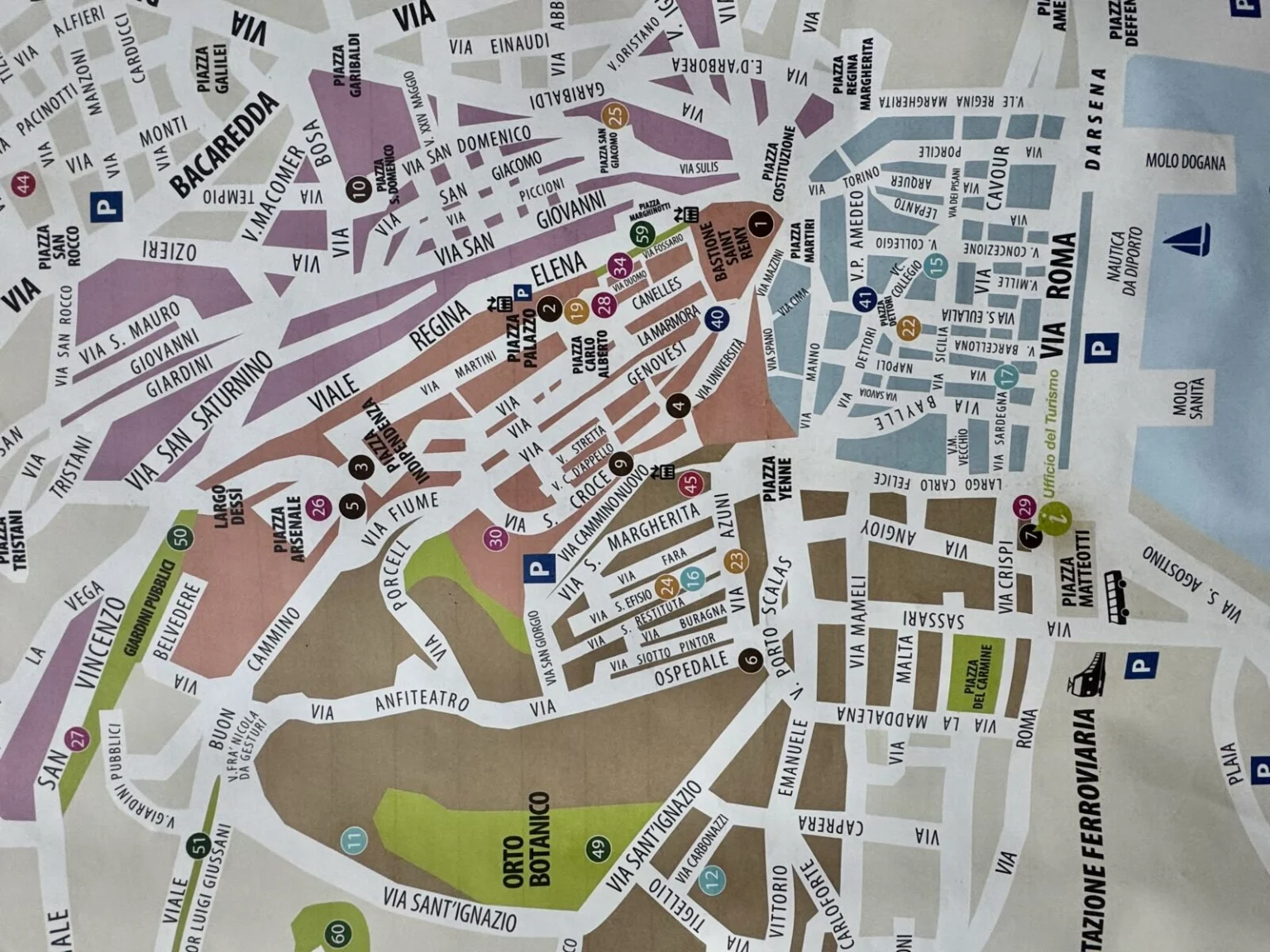 Stadtplan Cagliari