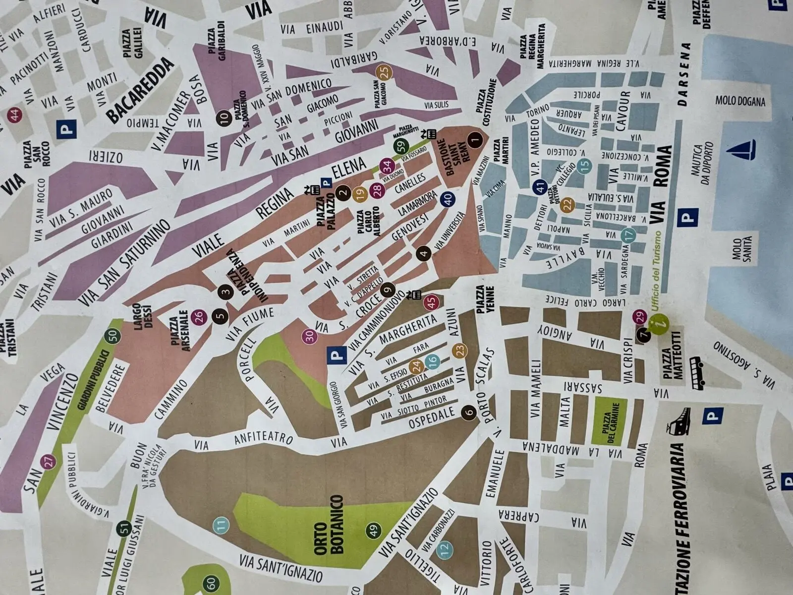 Stadtplan Cagliari