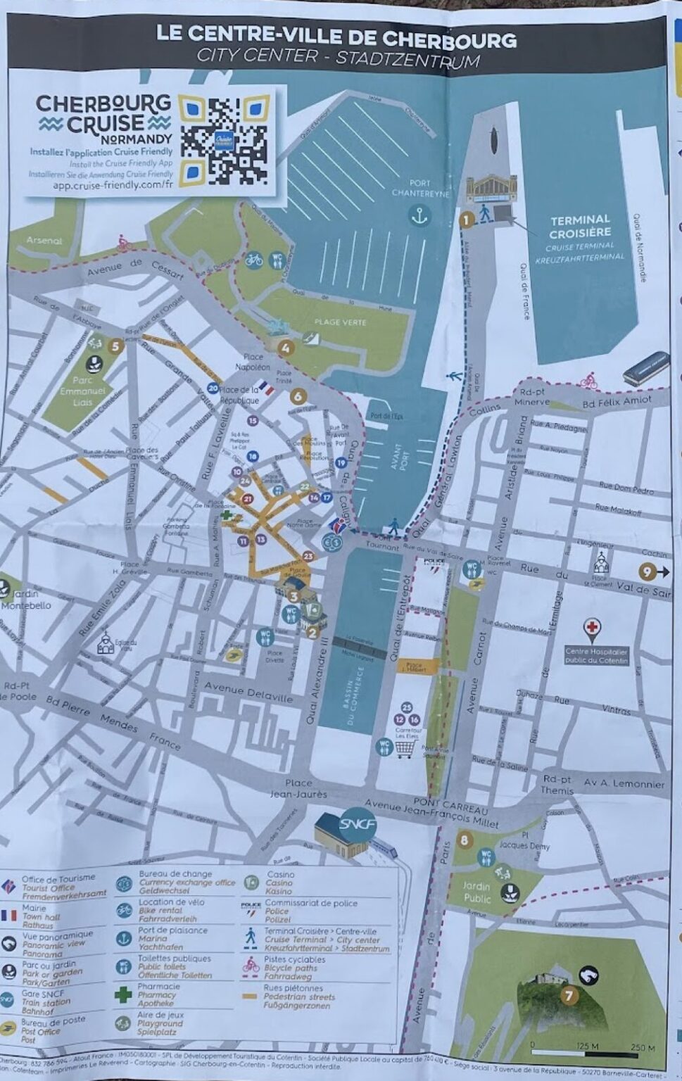 Stadtplan Cherbourg