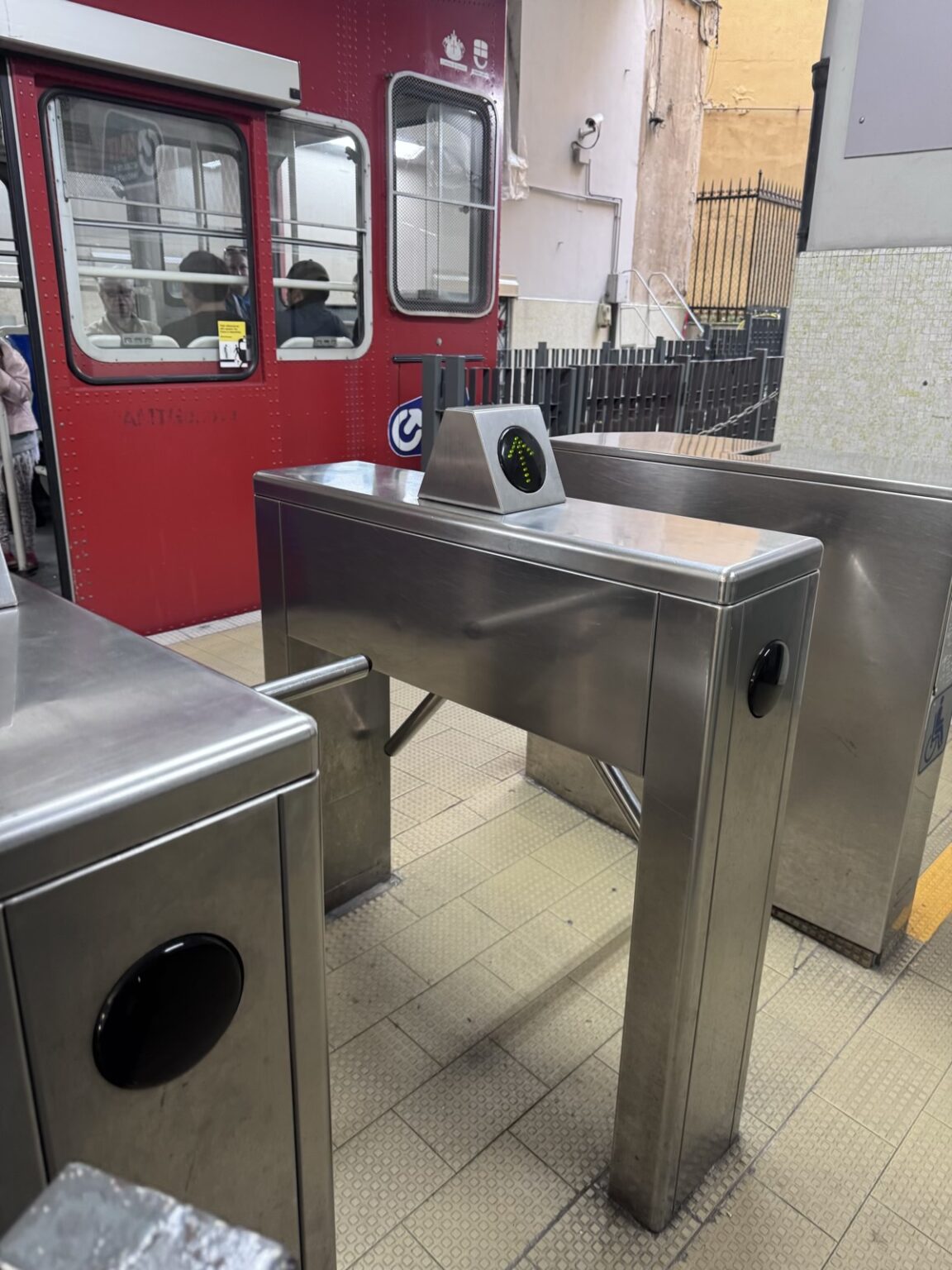 Ticketautomat für Ascensore Castelletto Levante Genua