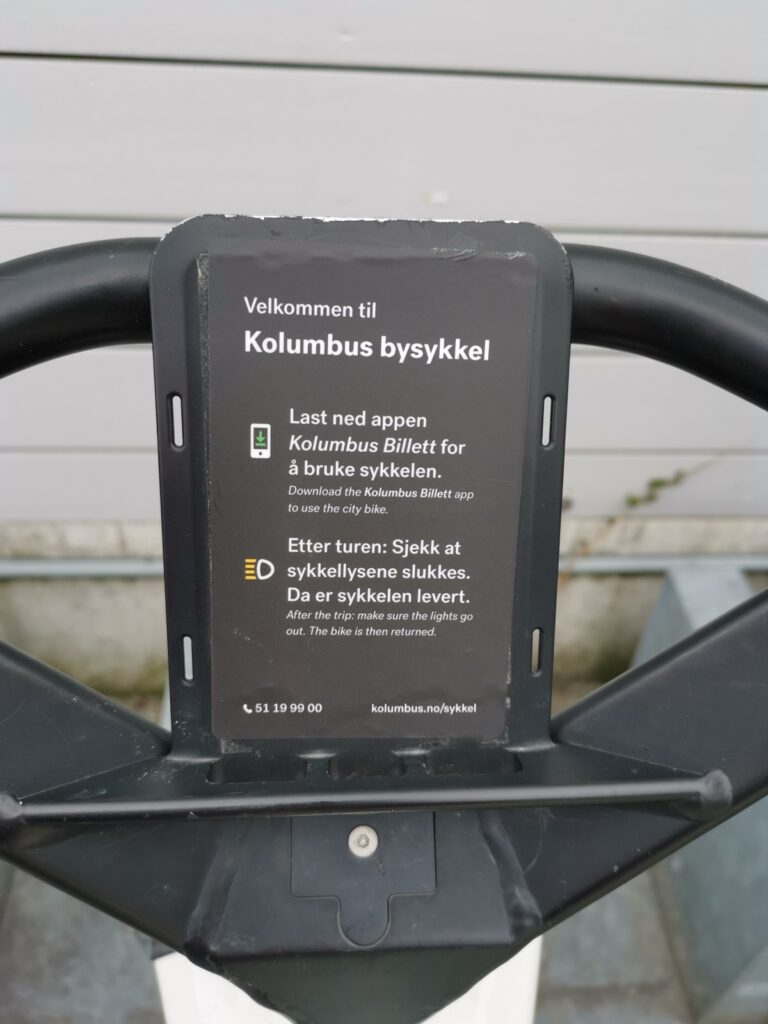 Anleitung City-Bike in Stavanger
