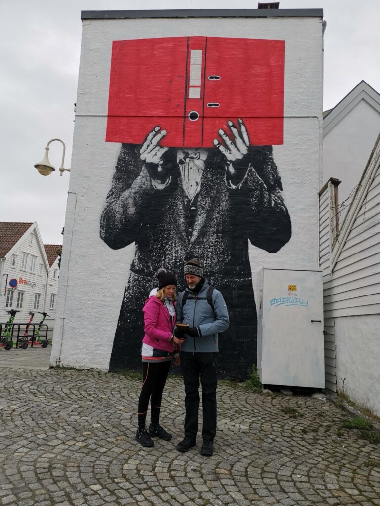 Street-Art im Zentrum von Stavanger