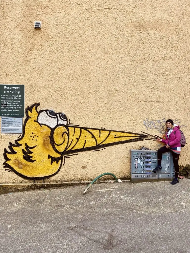 Street-Art im Zentrum von Stavanger