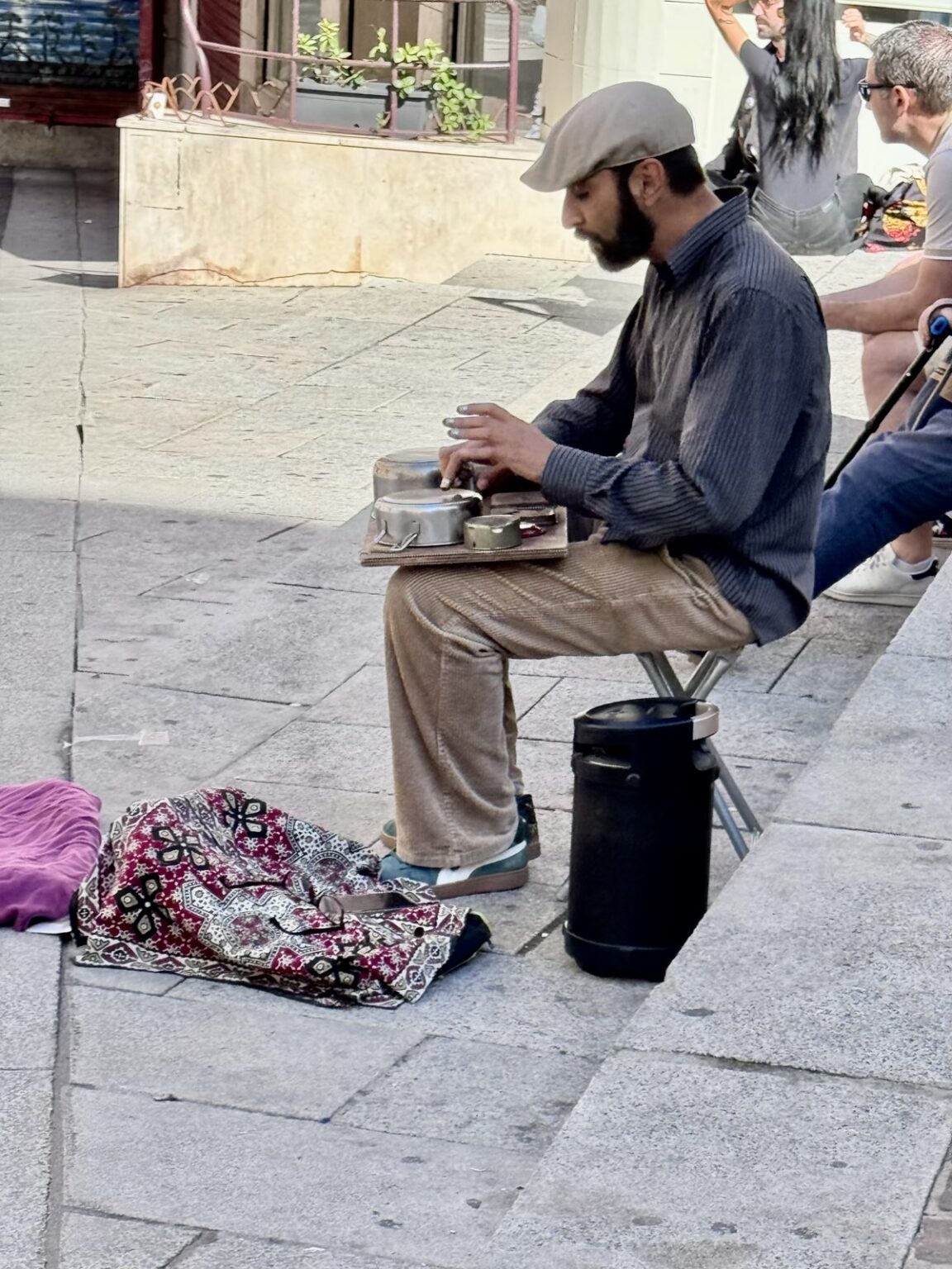 Straßenmusiker in Cagliari