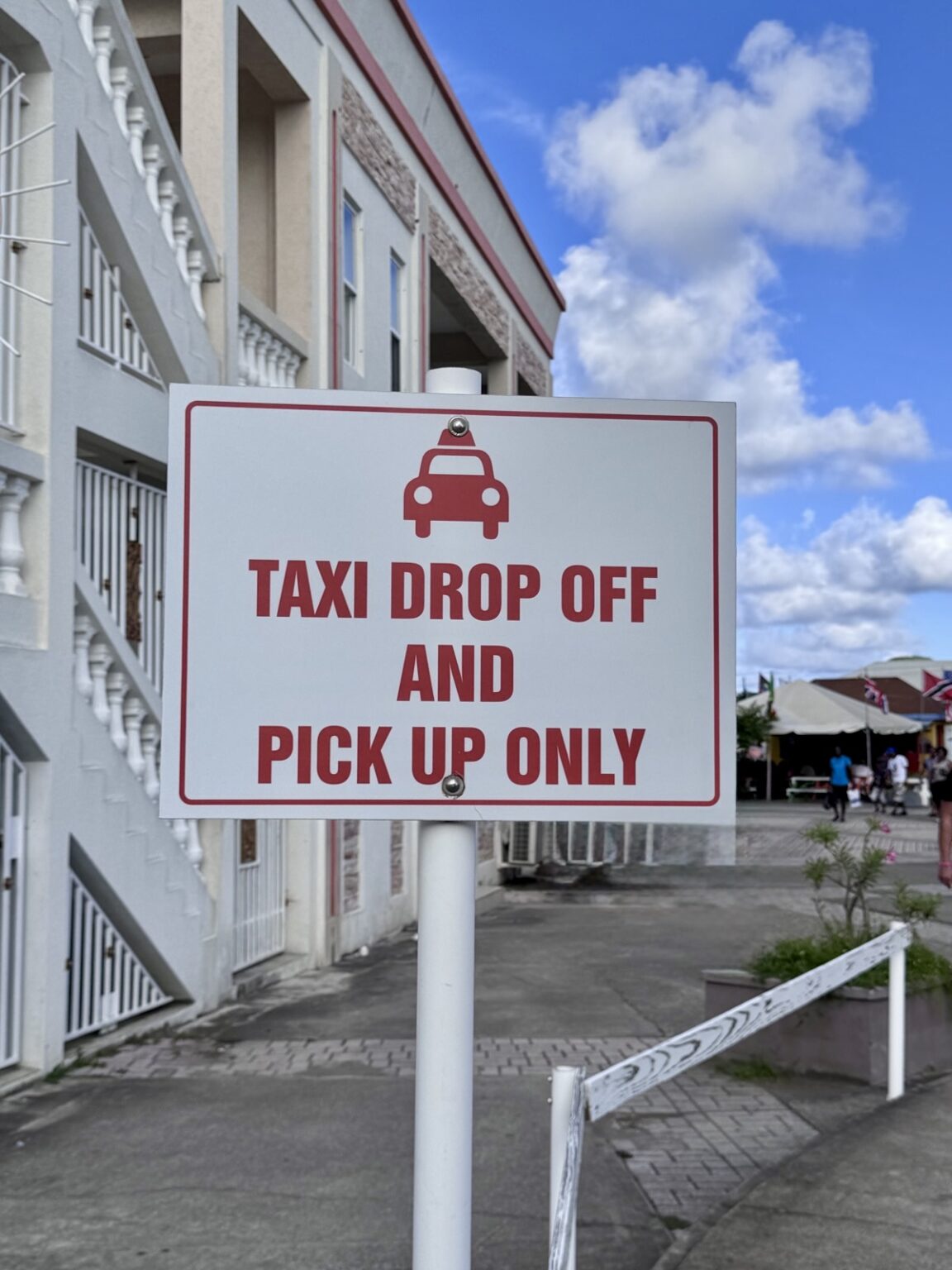 Taxi Stand in St. Kitts