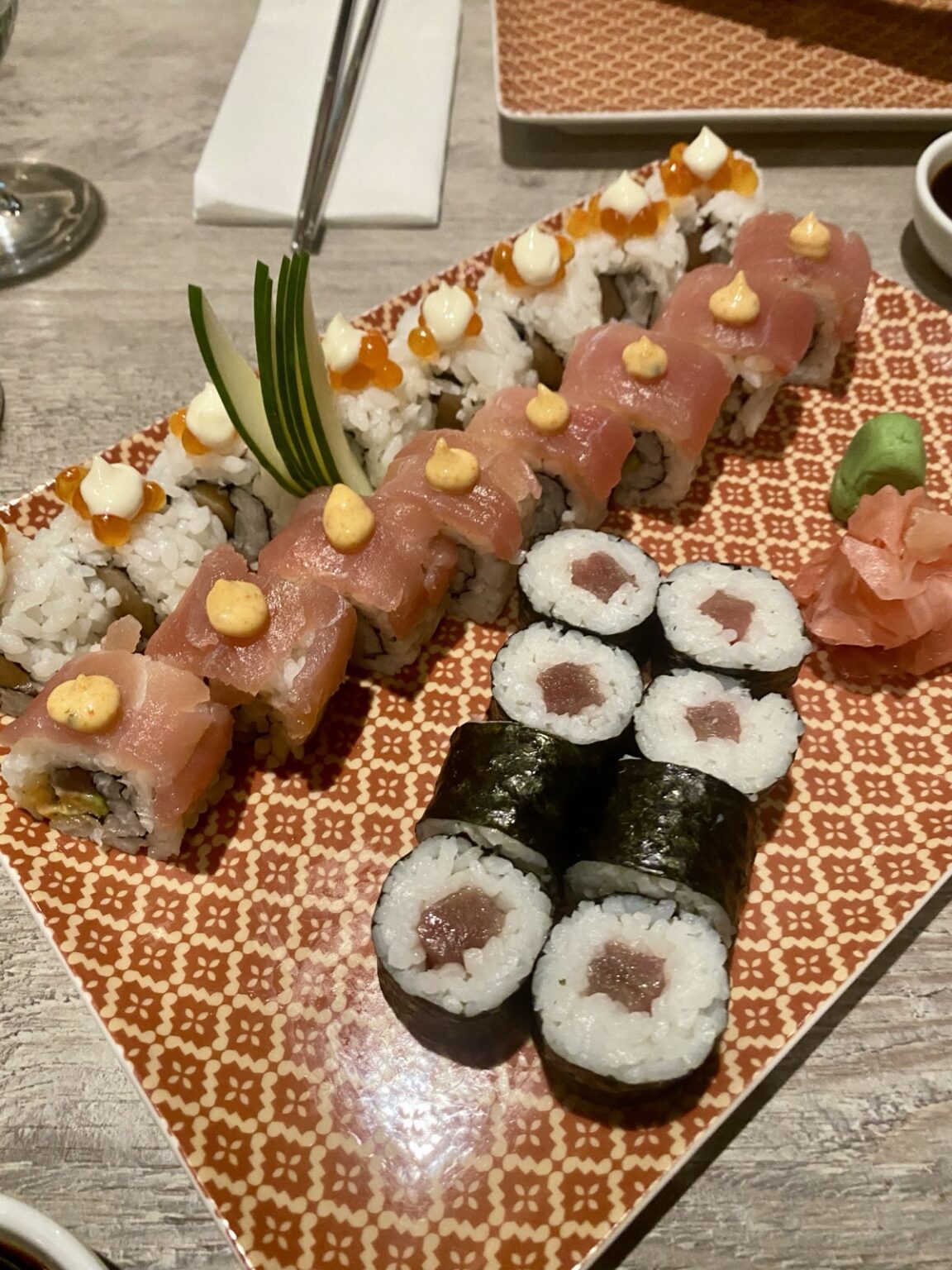 Essen auf einem Kreuzfahrtschiff
