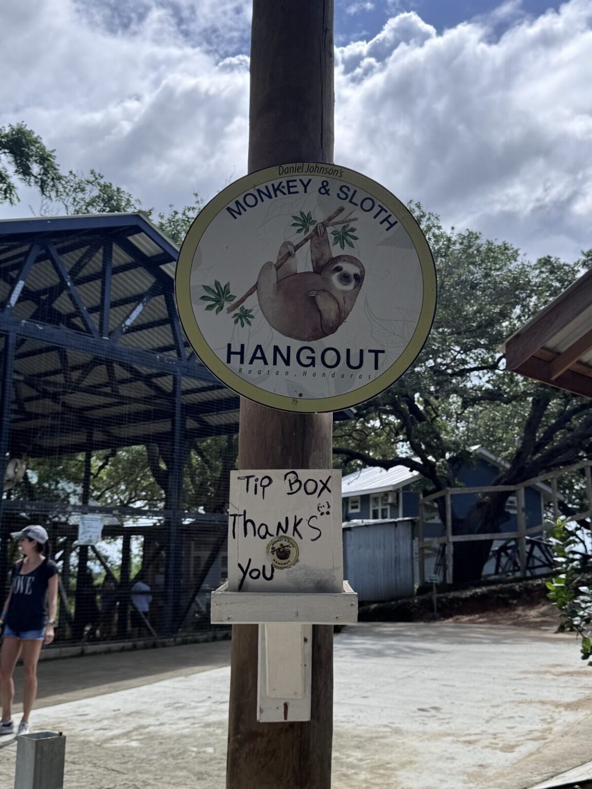 Tierpark Roatan Honduras mit Faultieren
