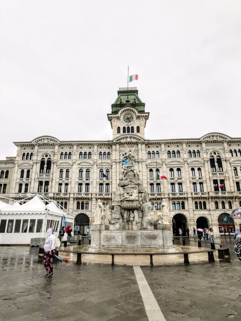 Brunnen der vier Kontinente in Triest
