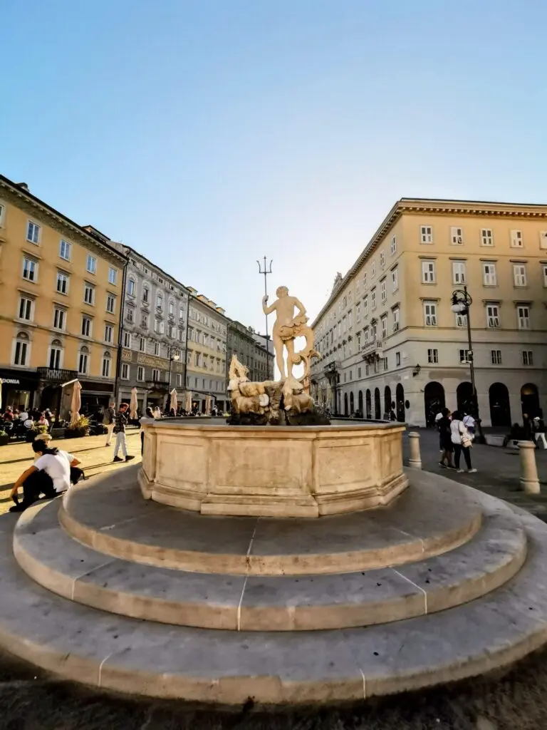 Fountain of Neptune in Triest
