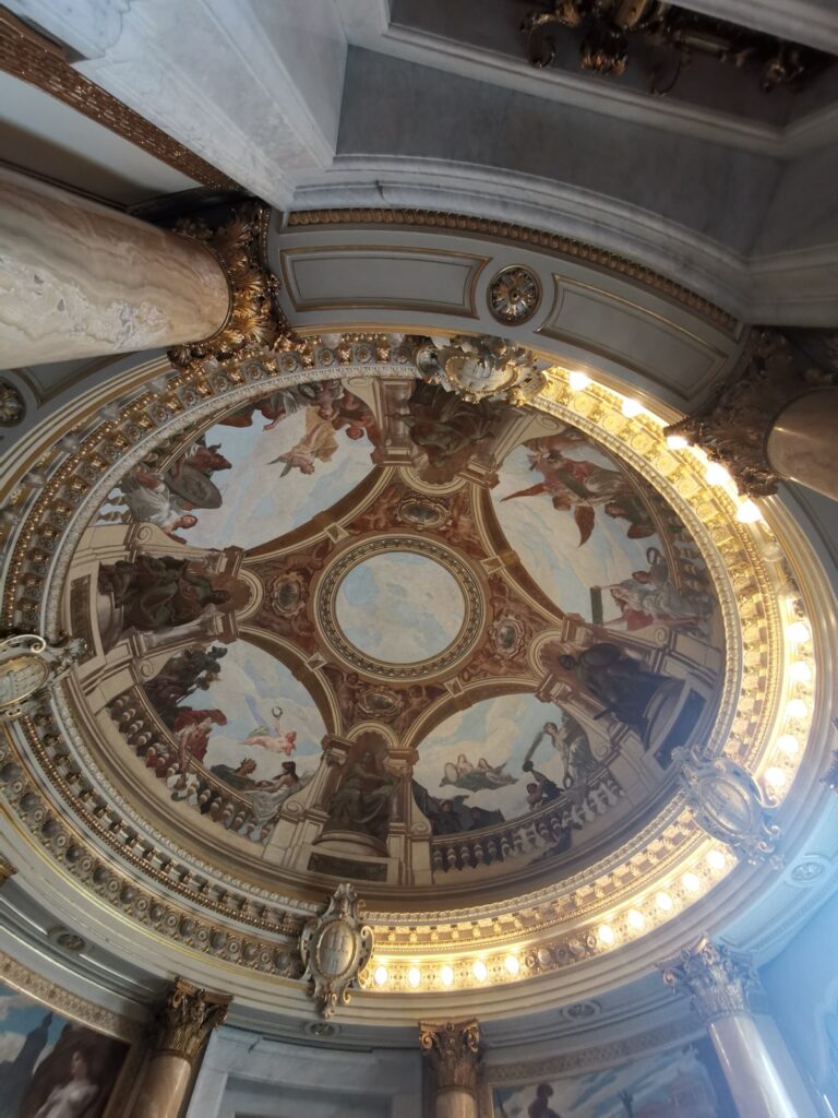 Deckengemälde Turmsaal im Rathaus Hamburg