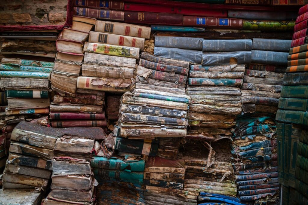 Libreria Acqua Alta in Venedig
