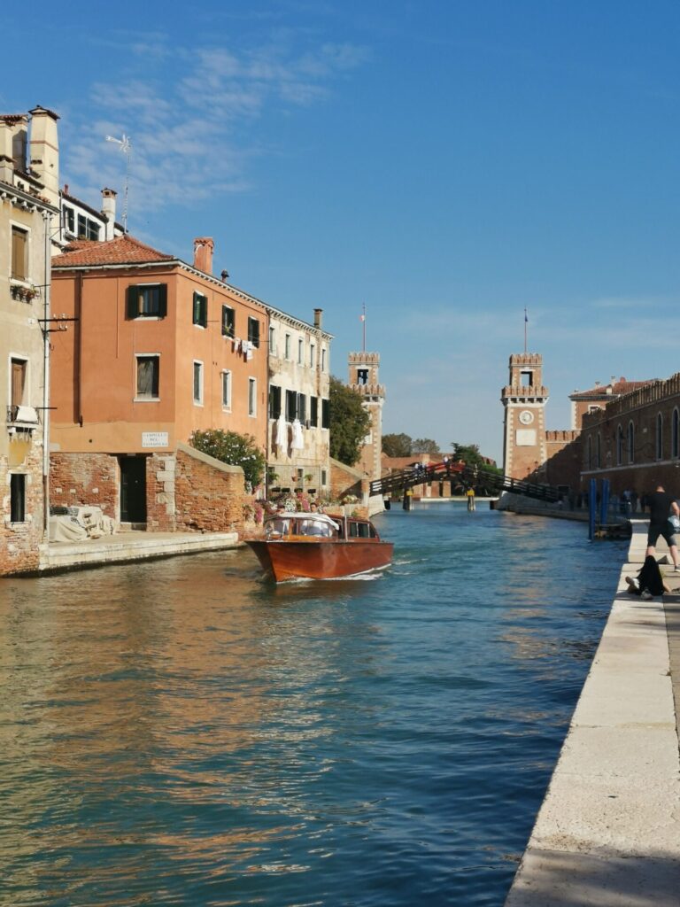 Kanal am Arsenal im Venedig