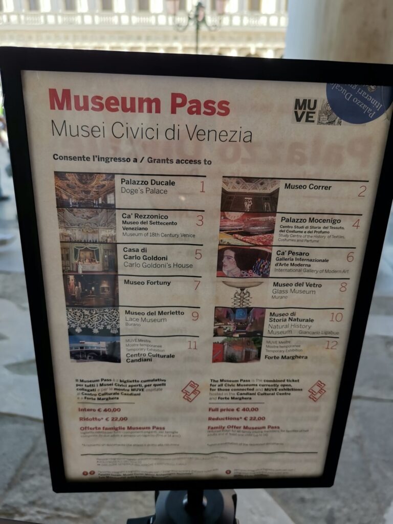 Museum Pass in Venedig