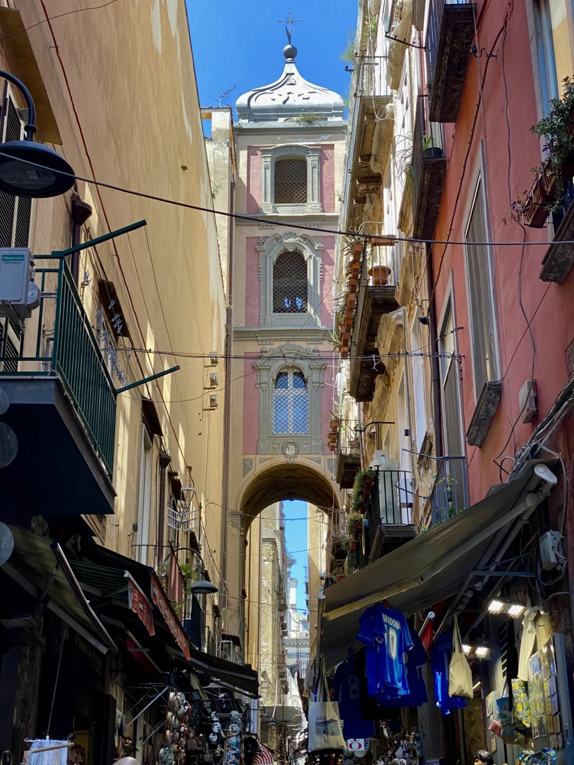 Gassen View in Neapel