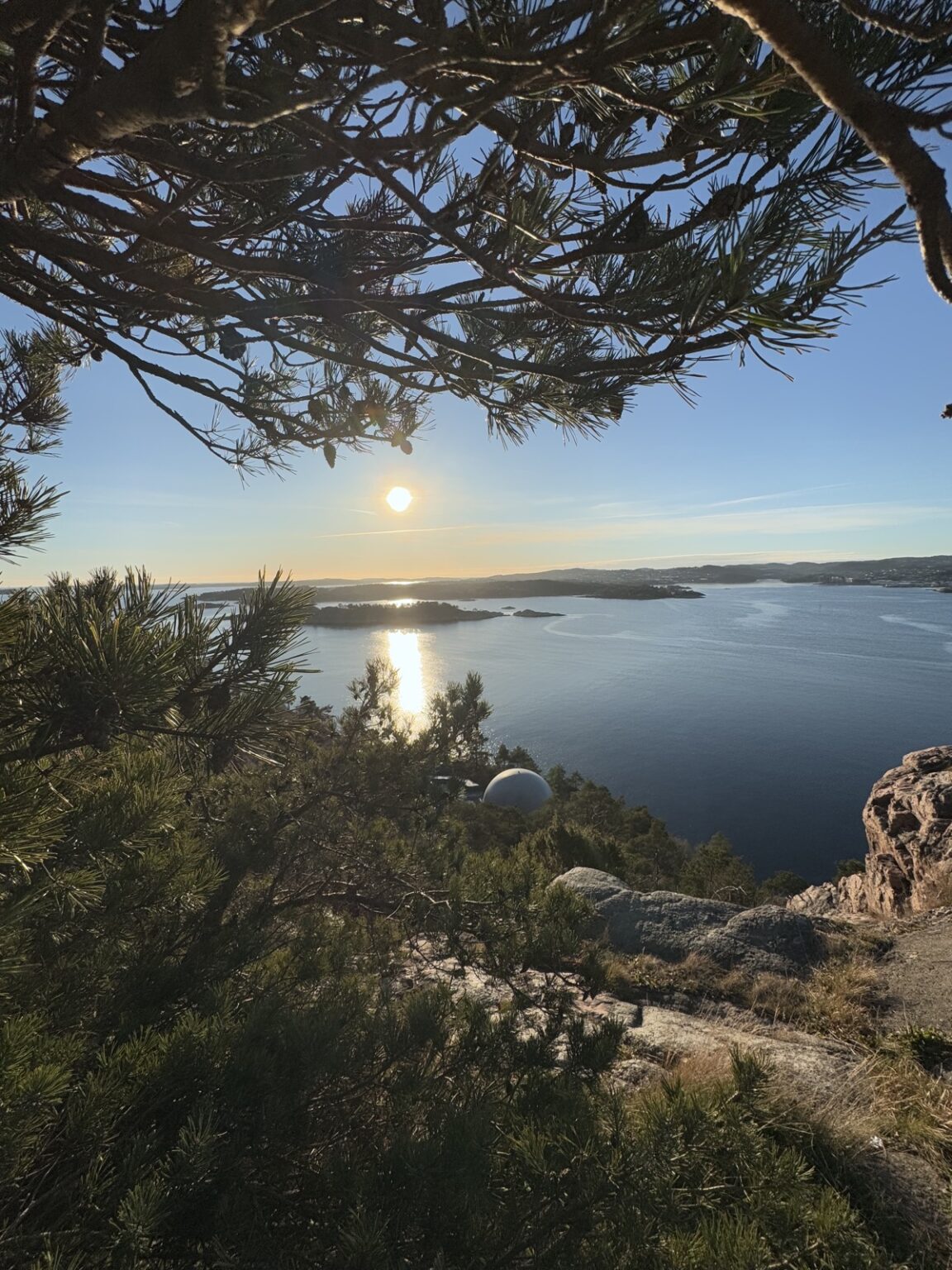 Ausblick Wanderweg Odderoya in Kristiansand