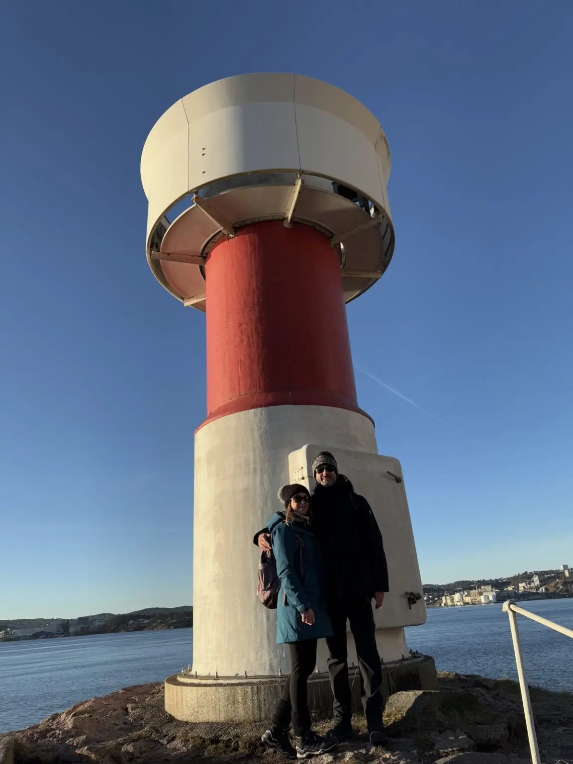Leuchtturm auf Odderoya in Kristiansand