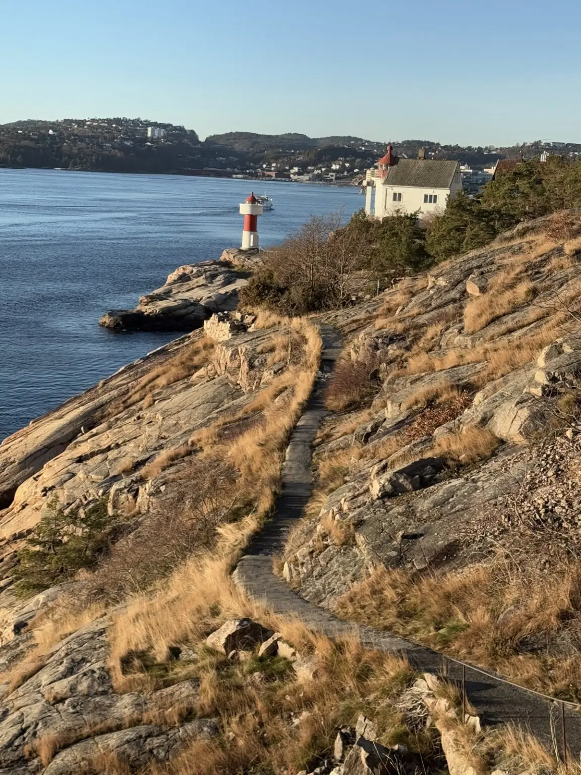Ausblick Wanderweg Odderoya in Kristiansand