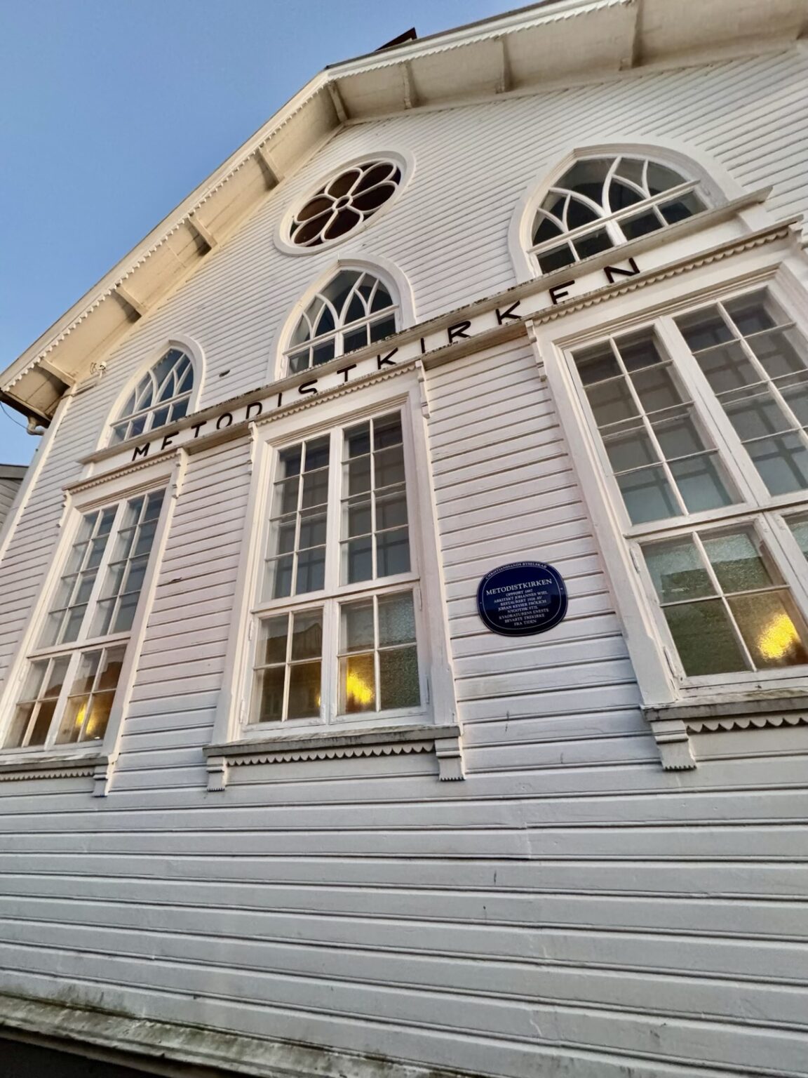 Holzhäuser im Posebyen Viertel in Kristiansand