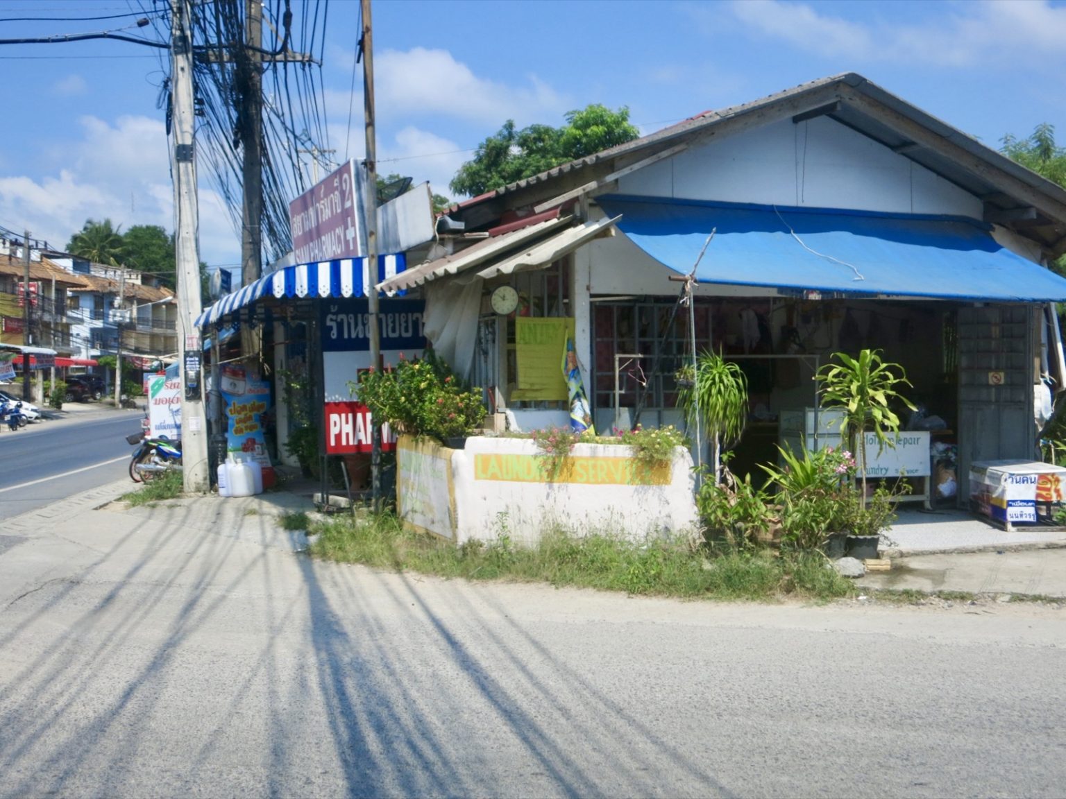 Straße auf Koh Samui